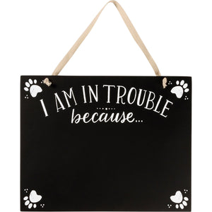 Hanging Decor - In Trouble Because