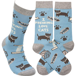 Socks - I Freaking Love Cats