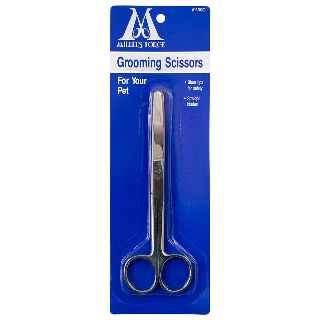 GROOMING SCISSORS CURVED BLUNT TIP 5.75"MILLER FORG