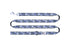 RC Pattern Dog Leash  3/4"X6'