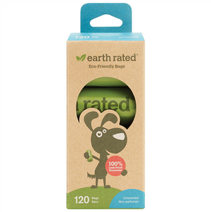EARTH RATED- BIODEGRADABLE POOP BAG 120'S