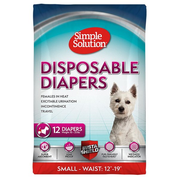 DISPOSABLE FEMALE DIAPER SMALL SIMPLE SOLUTIONS
