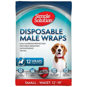 DISPOSABLE MALE WRAP SMALL SIMPLE SOLUTIONS