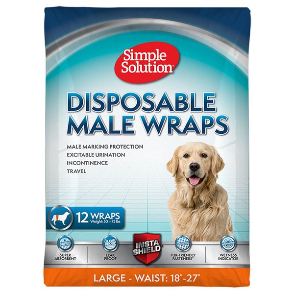 DISPOSABLE MALE WRAP LARGE SIMPLE SOLUTIONS