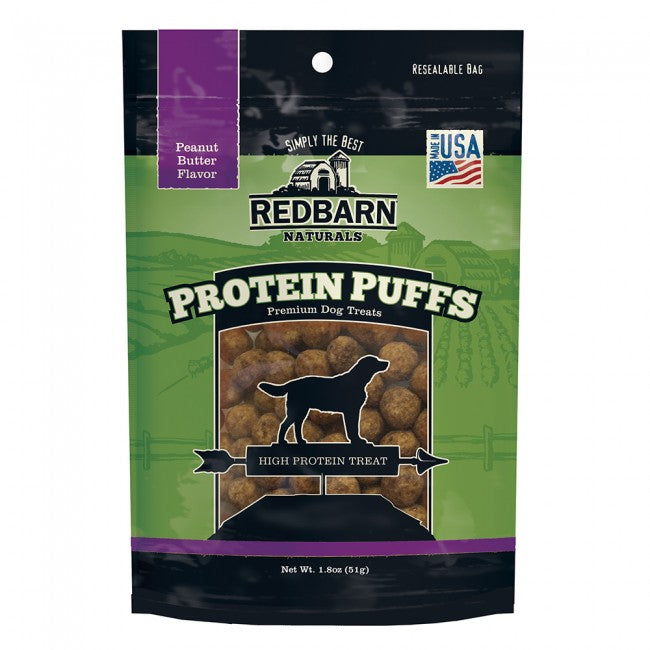 PROTEIN PUFF TREATS 1.8OZ RED BARN