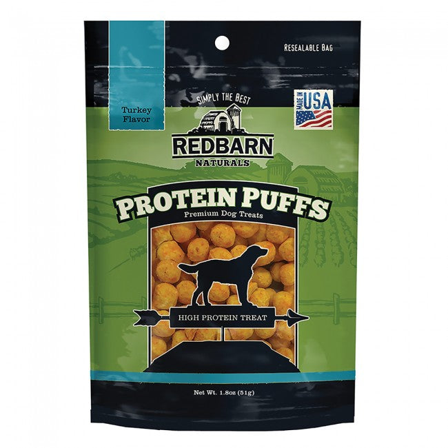 PROTEIN PUFF TREATS 1.8OZ RED BARN