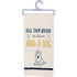 DISH TOWEL- LOVE AND A DOG