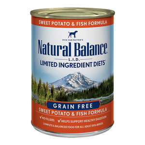 Natural Balance Dog Fish & Sweet Potato Can 13oz