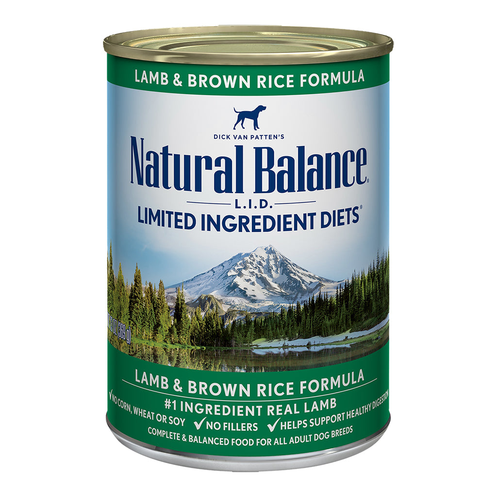Natural Balance Dog - Lamb & Brown Rice Can 13oz