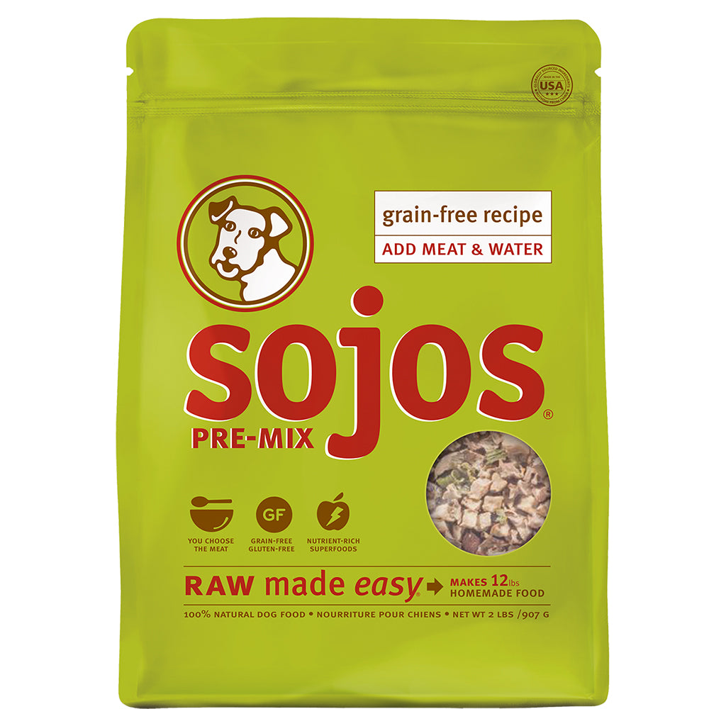 Sojos Pre-Mix Dog Food Grain-Free Recipe 2lbs