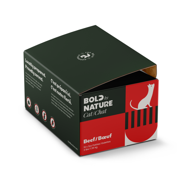Bold Mega Cat Beef 3lb  Bold By Nature