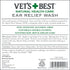 VETS BEST EAR RELIEF WASH 16OZ