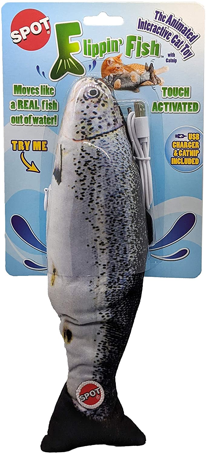 Skineez Flippin Fish Cat Toy