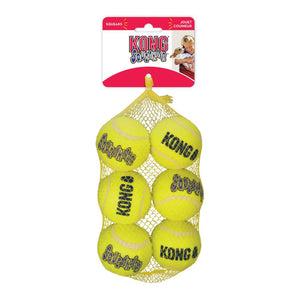 KONG Air Dog Squeak Ball Med 6-Pk