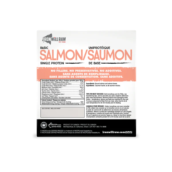 Iron Will Basic Salmon 8 x 1/2 (4lb)