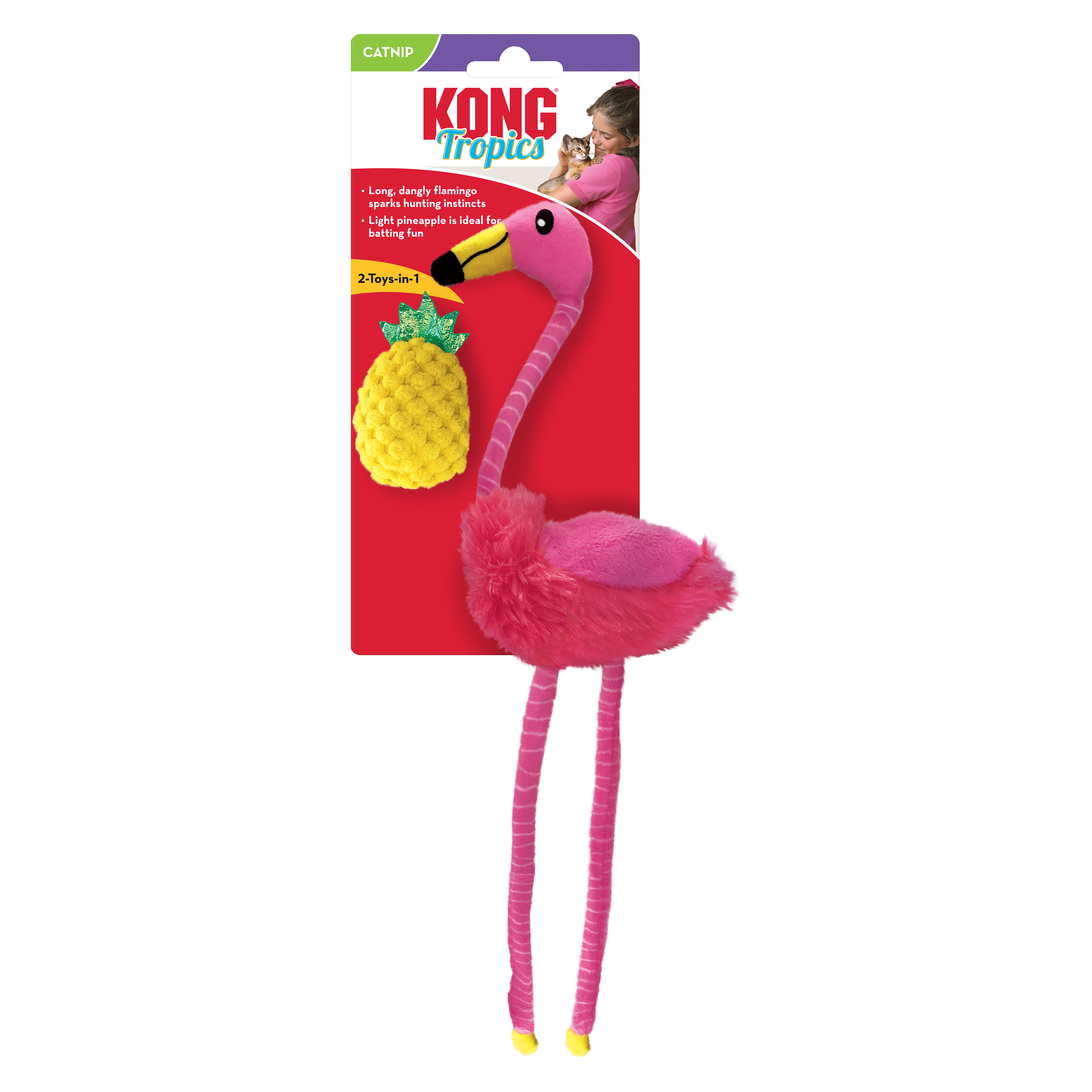 Kong Tropics Flamingo 2 Pk