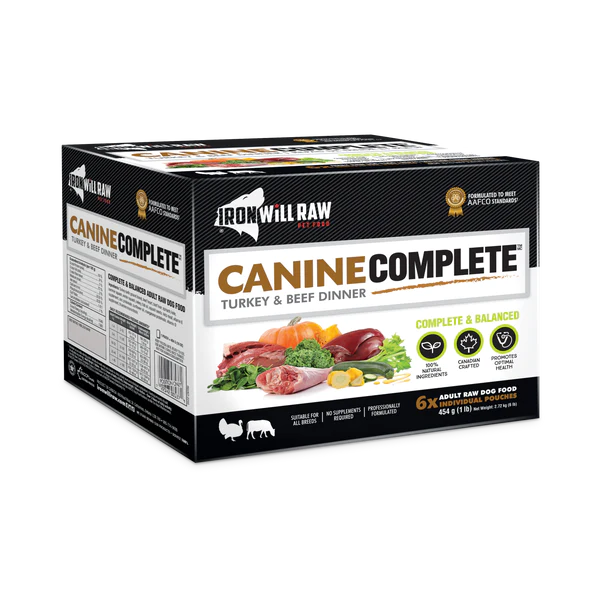 Canine Complete Turkey & Beef 6x1lb