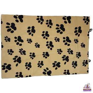 Unleashed Paw Print Mat Bed Large 36x23