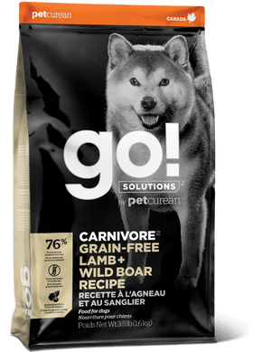 GO! Carnivore Lamb & Wild Boar 3.5lb