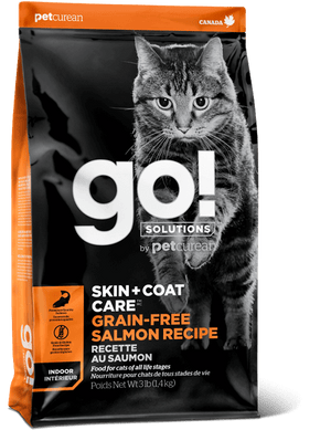 GO! Cat Grain Free Salmon 3lb Skin Coat