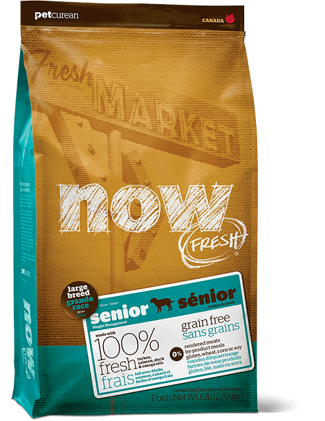 Now Fresh Grain Free Large Breed Senior 25lbs