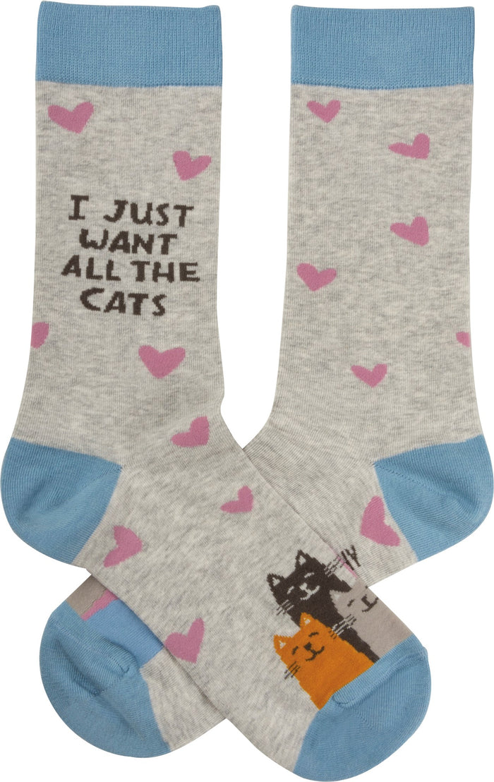 SOCKS- Just want all the Cats