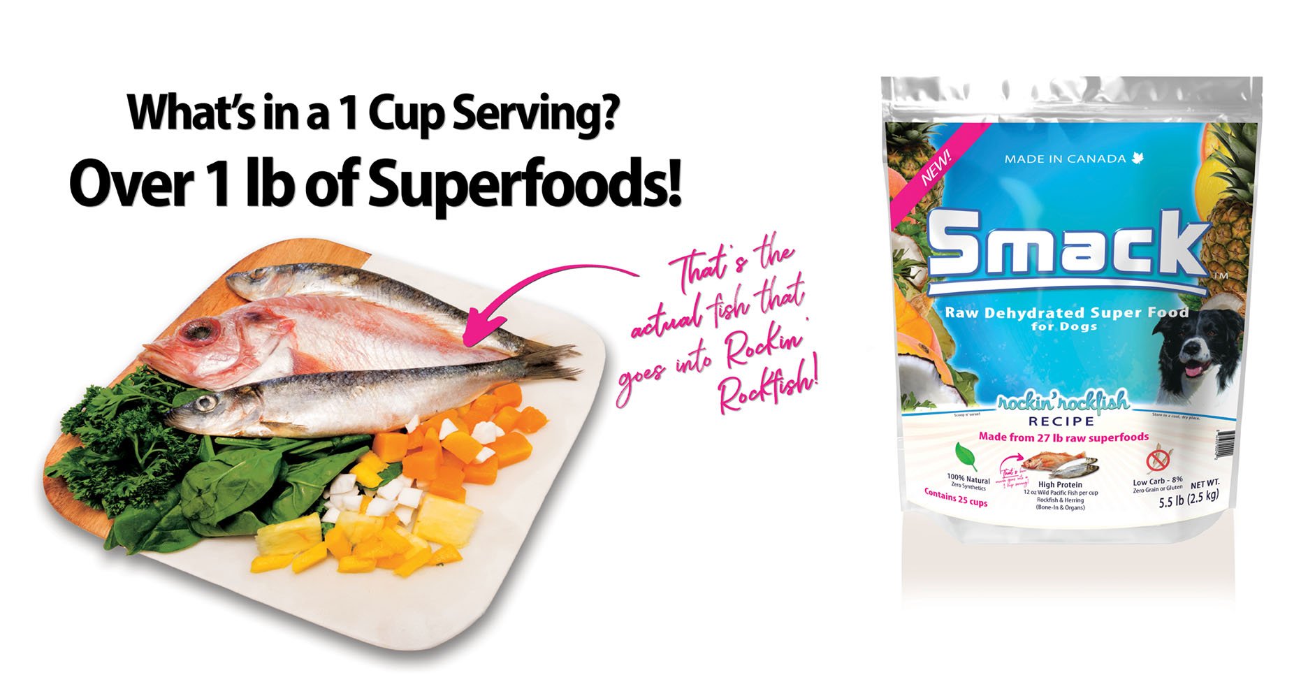 SMACK ROCKIN ROCKFISH 2.5KG