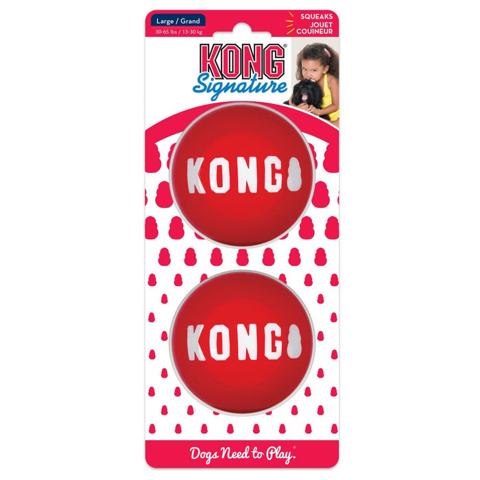 Kong Signature Ball Small 2pk