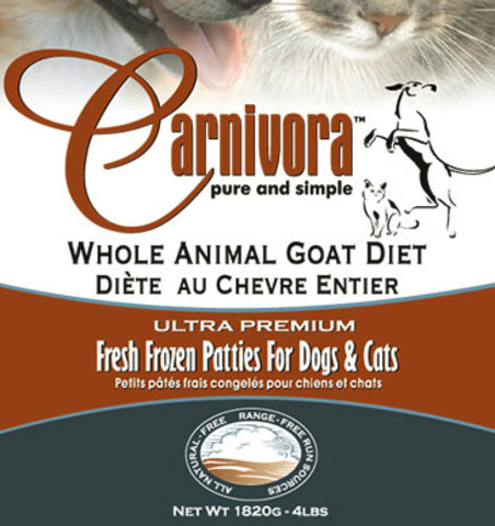Carnivora Goat Diet 4lb - 8oz Patties