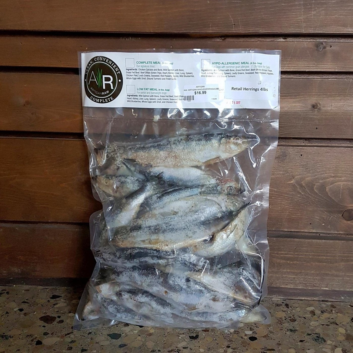 Artisan Whole Herring 6lb Box