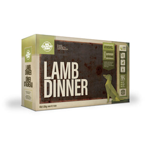 Lamb Dinner 4 x 1lb Big Country Raw