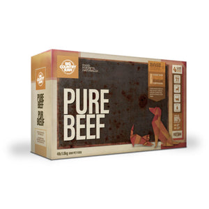 Beef Pure 4 x 1lb Big Country Raw
