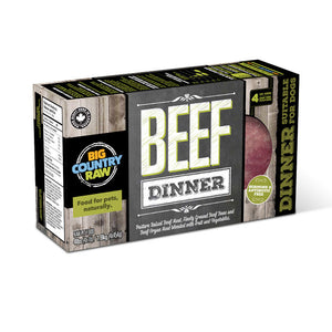 Beef Dinner 4 x 1lb Big Country Raw