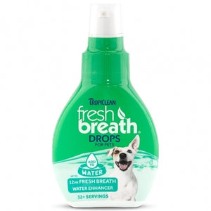 Tropiclean Oral Care Water Breath Drops 2.2oz