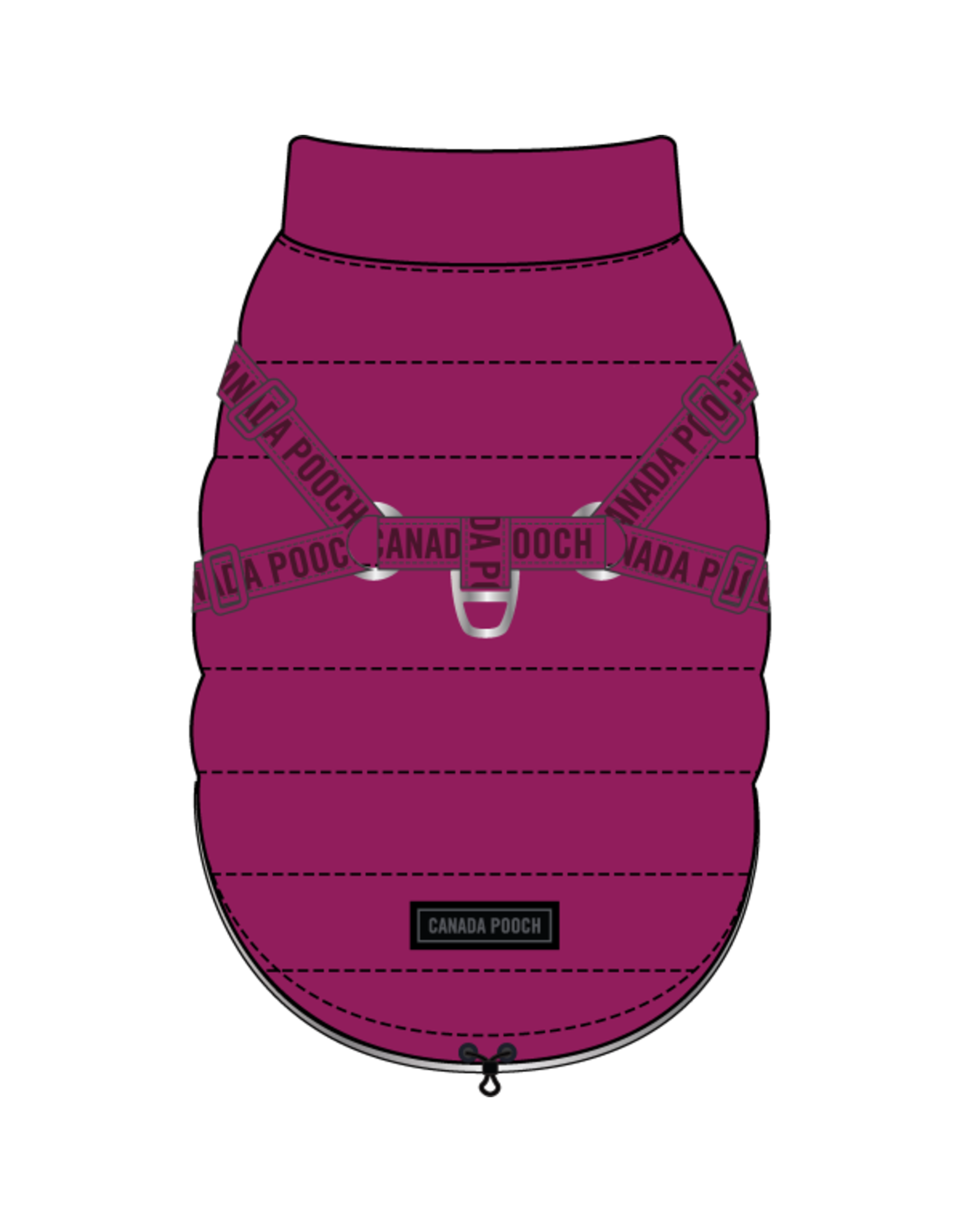 Cda Pooch Harness Puffer Sz 18