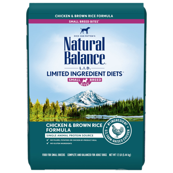 Natural Balance Dog - LID Chicken brown Rice 12lb
