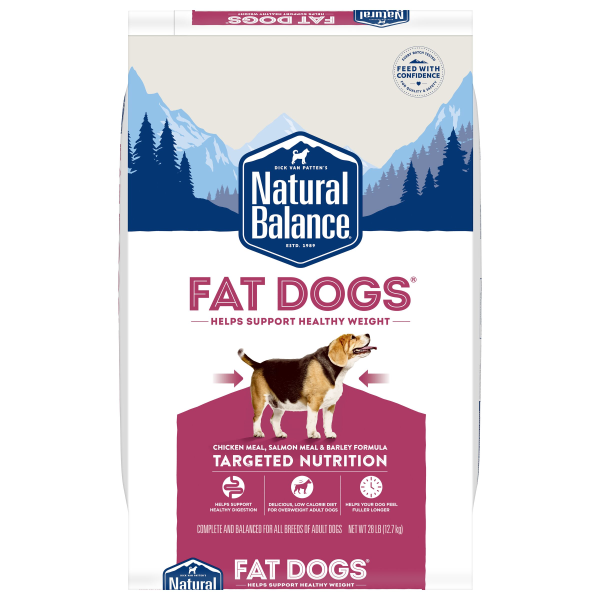 Natural Balance Dog -  Fat Dog Chicken Salmon 24lb