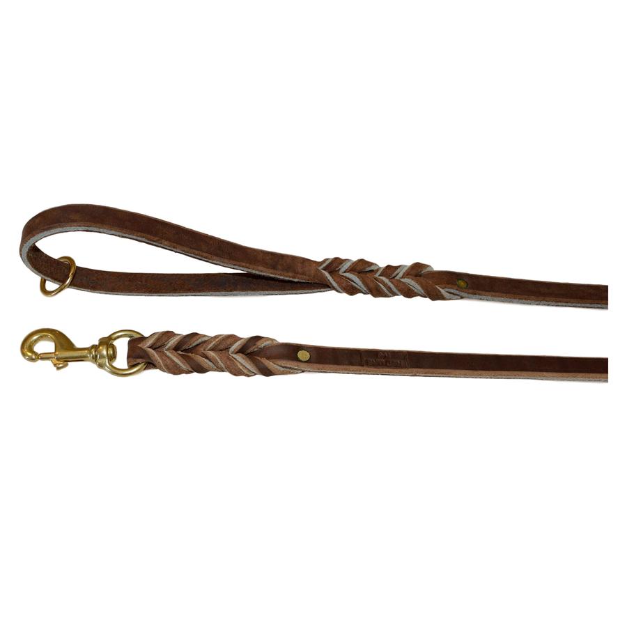 EURO LEATHER LEASH .5 X 6