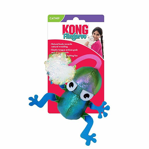 Kong Flingeroo Frog Cat