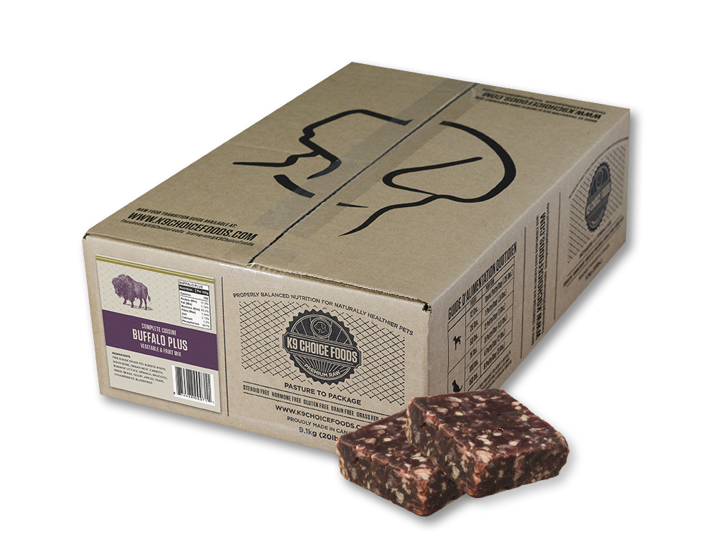 K9 Choice Raw Diets Buffalo Plus 9.1kg