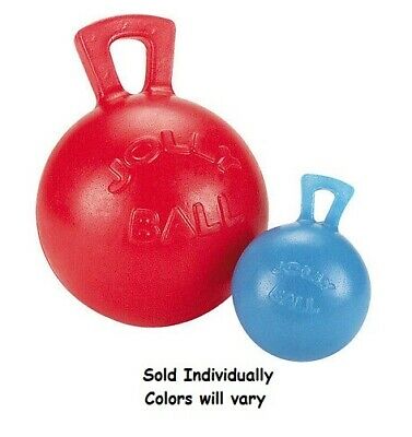 JOLLY PETS- TUG N'TOSS BALL WITH HANDLE 4.5"