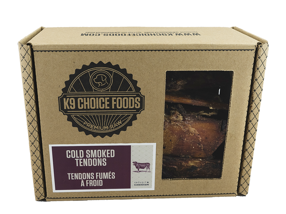 RAW-K9-COLD SMOKED TENDONS 907G
