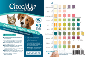 Dog/Cat Urinalysis Test Kit 50 Strips